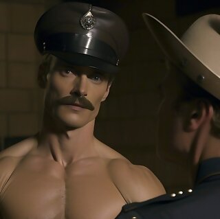 Midjourney A.I. Tom Of Finland's Kake as movies characters